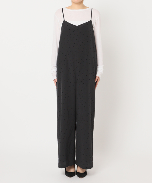 Spick & Span(スピックアンドスパン)の「《追加》フロッキードットキャミサロペット(サロペット/オーバーオール・レディース・その他4/マルチ・36/38)」の15枚目の写真