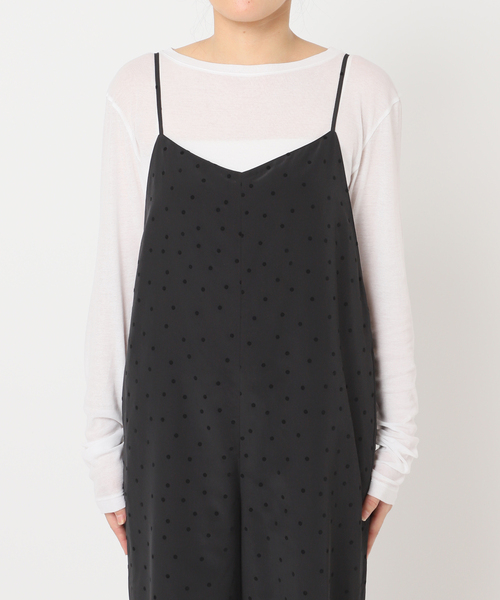 Spick & Span(スピックアンドスパン)の「《追加》フロッキードットキャミサロペット(サロペット/オーバーオール・レディース・その他4/マルチ・36/38)」の7枚目の写真
