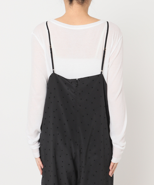 Spick & Span(スピックアンドスパン)の「《追加》フロッキードットキャミサロペット(サロペット/オーバーオール・レディース・その他4/マルチ・36/38)」の8枚目の写真