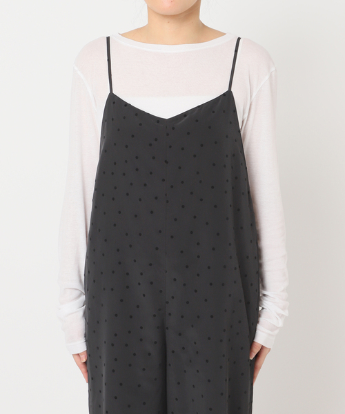 Spick & Span（スピックアンドスパン）の「《追加》フロッキードットキャミサロペット（サロペット/オーバーオール・レディース・その他4/マルチ・36/38）」の10枚目の写真