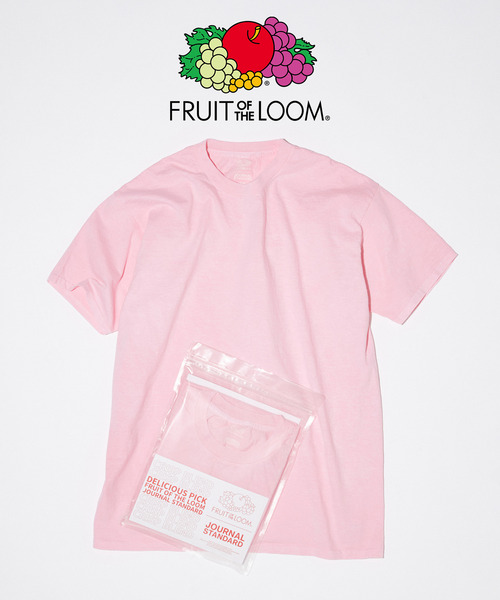 FRUIT OF THE LOOM(フルーツオブザルーム)の「FRUIT OF THE LOOM / フルーツ オブ ザ ルーム 別注 カラーパックTシャツ(Tシャツ/カットソー・メンズ・アイボリー/コバルトブルー/ピンク系その他/イエロー/ブラック系その他・LARGE/MEDIUM/SMALL)」の5枚目の写真