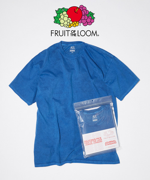 FRUIT OF THE LOOM(フルーツオブザルーム)の「FRUIT OF THE LOOM / フルーツ オブ ザ ルーム 別注 カラーパックTシャツ(Tシャツ/カットソー・メンズ・アイボリー/コバルトブルー/ピンク系その他/イエロー/ブラック系その他・LARGE/MEDIUM/SMALL)」の4枚目の写真