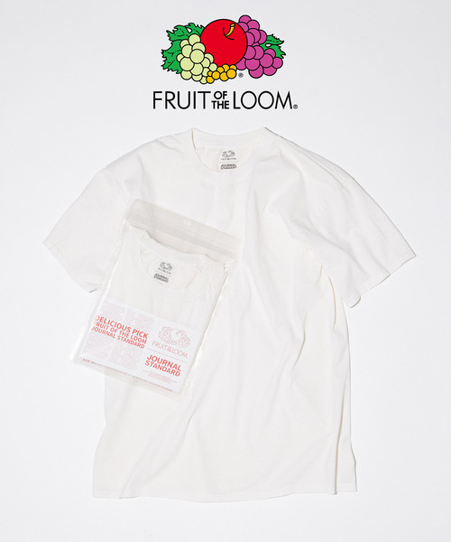 FRUIT OF THE LOOM(フルーツオブザルーム)の「FRUIT OF THE LOOM / フルーツ オブ ザ ルーム 別注 カラーパックTシャツ(Tシャツ/カットソー・メンズ・アイボリー/コバルトブルー/ピンク系その他/イエロー/ブラック系その他・LARGE/MEDIUM/SMALL)」の2枚目の写真