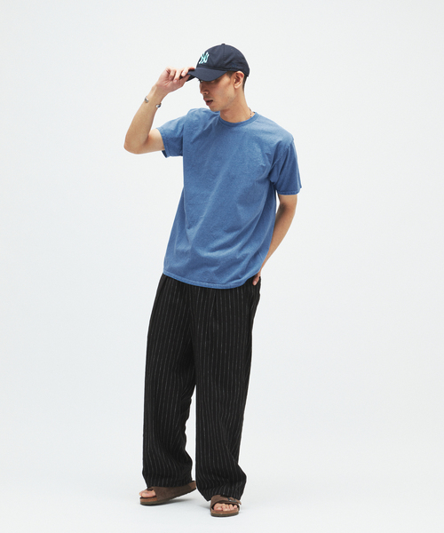 FRUIT OF THE LOOM(フルーツオブザルーム)の「FRUIT OF THE LOOM / フルーツ オブ ザ ルーム 別注 カラーパックTシャツ(Tシャツ/カットソー・メンズ・アイボリー/コバルトブルー/ピンク系その他/イエロー/ブラック系その他・LARGE/MEDIUM/SMALL)」の16枚目の写真
