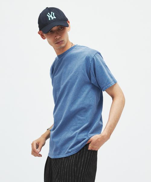 FRUIT OF THE LOOM(フルーツオブザルーム)の「FRUIT OF THE LOOM / フルーツ オブ ザ ルーム 別注 カラーパックTシャツ(Tシャツ/カットソー・メンズ・アイボリー/コバルトブルー/ピンク系その他/イエロー/ブラック系その他・LARGE/MEDIUM/SMALL)」の21枚目の写真