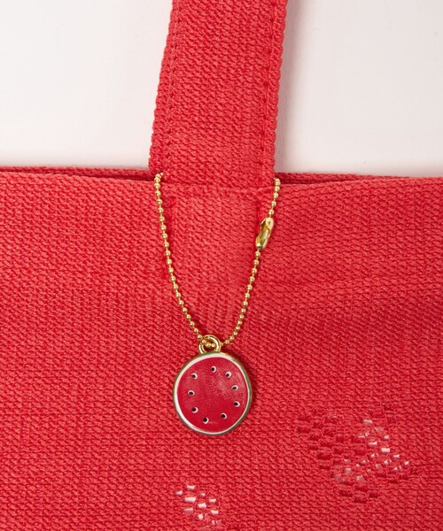近沢レース店(チカザワレーステン)の「【WEB限定】<近沢レース店>ミニ レース トートバッグ スイカ(トートバッグ・レディース・ケリーグリーン/レッド・FREE)」の11枚目の写真