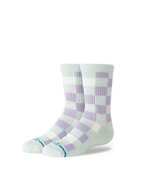 STANCE(スタンス)の「【STANCE/スタンス】KIDS CHEF CHECK / キッズロゴクルーソックス チェック / おしゃれなギフトに最適!(ソックス/靴下)」