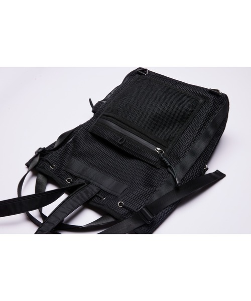 EDITA.(エディータ)の「洗濯機で洗える Washable Multi way Drawstring Backpack 防水 / 多機能(バックパック/リュック・レディース・スミクロ/ブラック・FREE)」の21枚目の写真