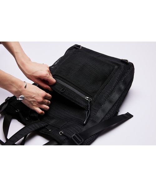 EDITA.(エディータ)の「洗濯機で洗える Washable Multi way Drawstring Backpack 防水 / 多機能(バックパック/リュック・レディース・スミクロ/ブラック・FREE)」の22枚目の写真