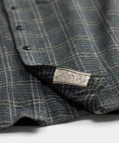 RRL(ダブル アール エル)の「チェック ウーブン ワークシャツ(シャツ/ブラウス・メンズ・ブルー・M/L/XL)」の6枚目の写真