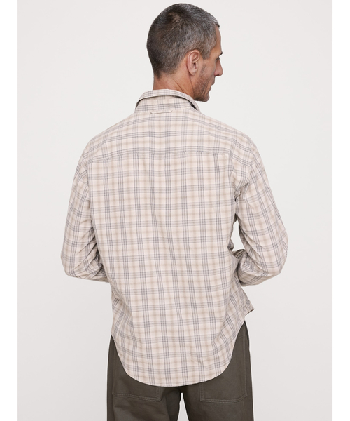 Banana Republic（バナナリパブリック）の「LS RX COTTON CITY SHIRT（シャツ/ブラウス・メンズ・ネイビー/ベージュ・S/M/L/XL）」の3枚目の写真