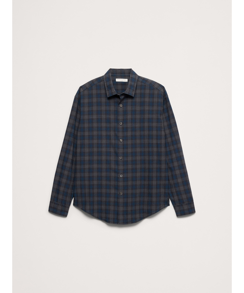 Banana Republic（バナナリパブリック）の「LS RX COTTON CITY SHIRT（シャツ/ブラウス・メンズ・ネイビー/ベージュ・S/M/L/XL）」の4枚目の写真