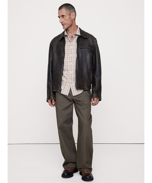 Banana Republic（バナナリパブリック）の「LS RX COTTON CITY SHIRT（シャツ/ブラウス・メンズ・ネイビー/ベージュ・S/M/L/XL）」の5枚目の写真