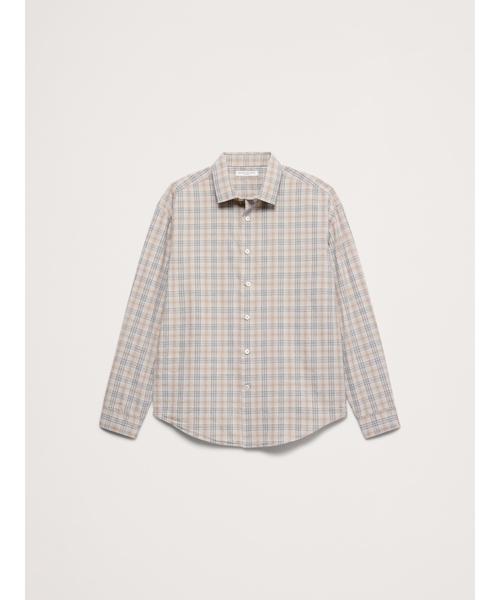 Banana Republic（バナナリパブリック）の「LS RX COTTON CITY SHIRT（シャツ/ブラウス・メンズ・ネイビー/ベージュ・S/M/L/XL）」の6枚目の写真
