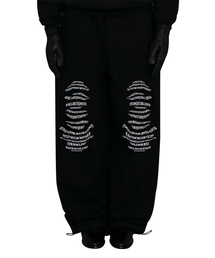 DURT（ ）の「BONE CORE SWEATPANTS (BLACK)（スウェットパンツ）」