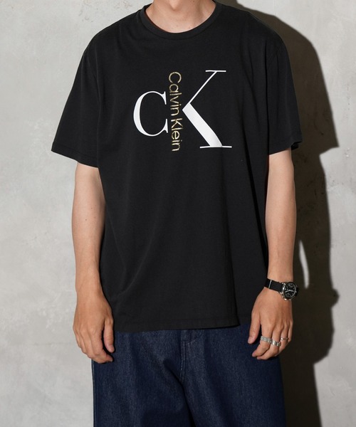 Calvin Klein（カルバン・クライン）の「Calvin Klein / カルバンクライン PRINTED LOGO TEE OZONE WASHED ユーズド加工 ロゴTシャツ（Tシャツ/カットソー・メンズ・ブラック系その他2/ブラック系その他3/ブラック系その他/その他2/その他1/ブラック・SMALL/MEDIUM/LARGE/X-LARGE）」の18枚目の写真