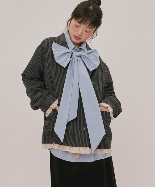 frill layered design jacket / フリルレイヤードデザインジャケット