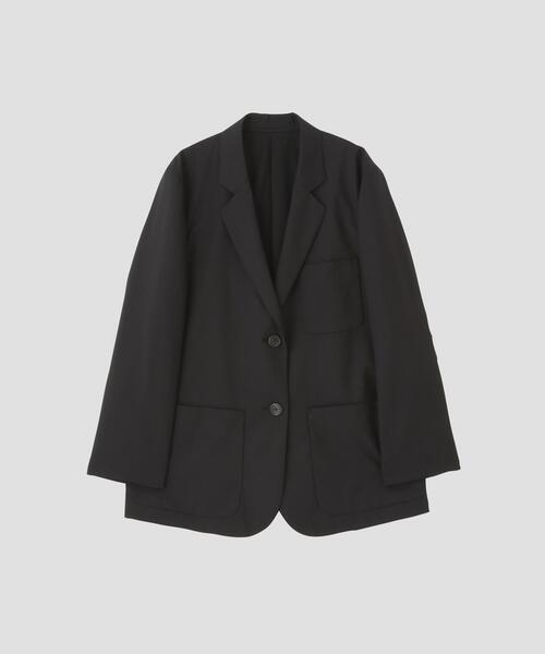 MARGARET HOWELL(マーガレットハウエル)の「SUMMER WOOL JACKET(テーラードジャケット・レディース・ブラック・1)」の9枚目の写真