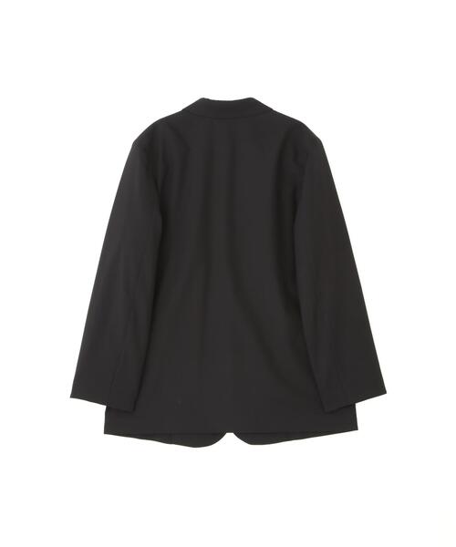 MARGARET HOWELL(マーガレットハウエル)の「SUMMER WOOL JACKET(テーラードジャケット・レディース・ブラック・1)」の2枚目の写真