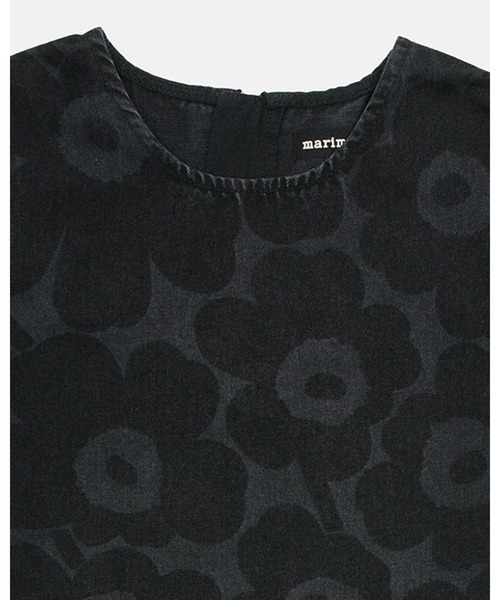 marimekko(マリメッコ)の「【Maridenim】 Somasti Unikko / dress(ワンピース・レディース・ブラック・38/36/40/34)」の8枚目の写真