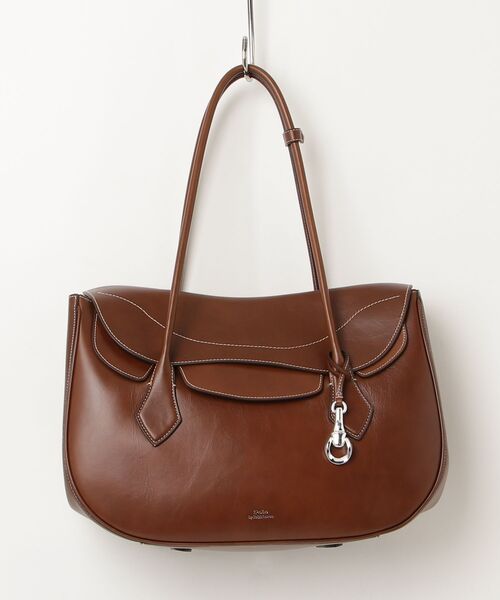 POLO RALPH LAUREN(ポロ ラルフ ローレン)の「Polo ブレイズ ラージ ショルダー バッグ(ショルダーバッグ・レディース・ブラウン・ONE)」の2枚目の写真