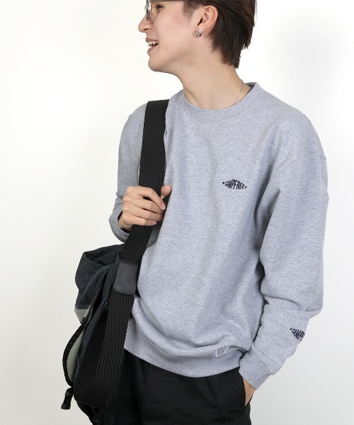 CAMPFREE（キャンプフリー）の「[キャンプフリー] CAMPFREE クルーネック トレーナー スウェット（スウェット・メンズ・ダークブラウン/パープル/ネイビー/スミクロ/ナチュラル/サンドベージュ/ミックスグレー/ブルー・XXL/S/M/L/XL）」の3枚目の写真