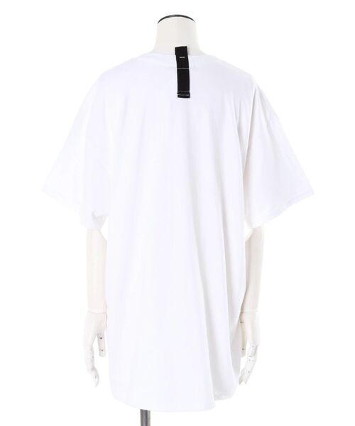 UN3D.(アンスリード)の「PAINT PAPER GRAPHIC T-SH / ペイントペーパーグラフィックTシャツ(Tシャツ/カットソー・レディース・ホワイト/ブラック・FREE)」の12枚目の写真