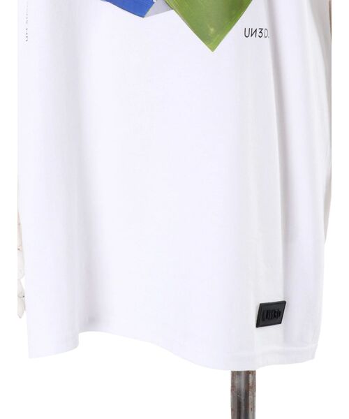 UN3D.(アンスリード)の「PAINT PAPER GRAPHIC T-SH / ペイントペーパーグラフィックTシャツ(Tシャツ/カットソー・レディース・ホワイト/ブラック・FREE)」の15枚目の写真