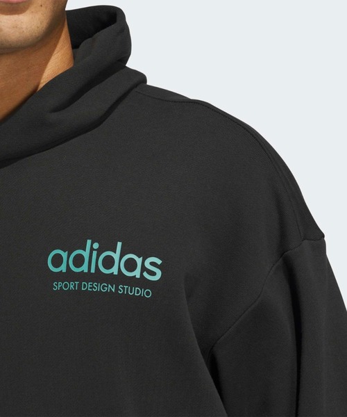 adidas(アディダス)の「Only The Best For The Athlete パーカー / フーディー パーカー アディダスオリジナルス adidas Originals(スウェット・メンズ・ブラック・X-SMALL/LARGE/MEDIUM/SMALL/X-LARGE/3XL/XX-LARGE)」の9枚目の写真