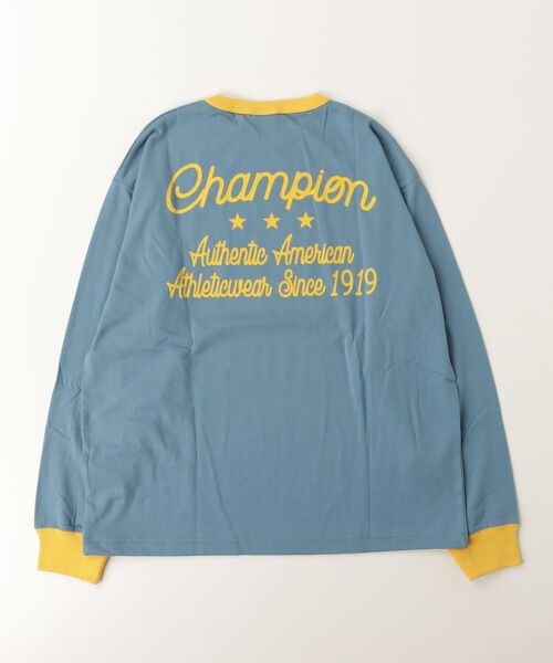 Champion（チャンピオン）の「【Champion/チャンピオン】キッズ ロングスリーブTシャツ（ワンピース・キッズ・ブラック系その他/オートミール/ロイヤルブルー・140/130/160/150/100/120/110）」の18枚目の写真