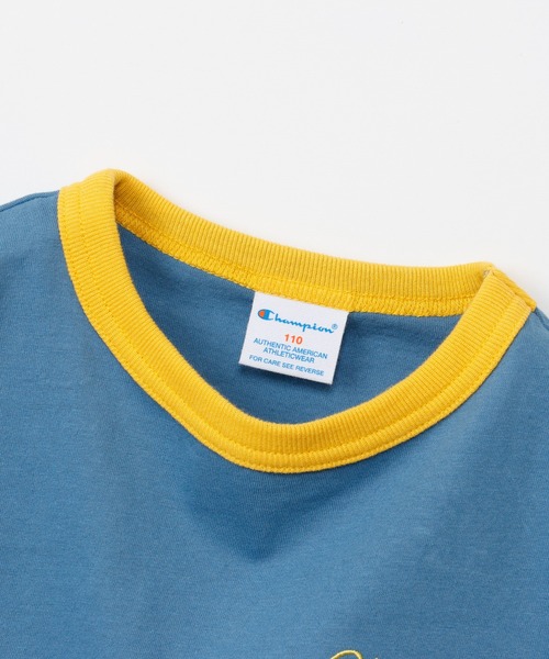 Champion（チャンピオン）の「【Champion/チャンピオン】キッズ ロングスリーブTシャツ（ワンピース・キッズ・ブラック系その他/オートミール/ロイヤルブルー・140/130/160/150/100/120/110）」の13枚目の写真