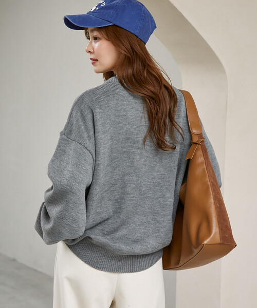 MARY QUANT(マリークワント)の「MARY QUANT × PUBLUX/マリークワント 別注 レース 異素材 ドッキング デイジー ニット 限定展開(ニット/セーター・レディース・グレー/チャコールグレー/ネイビー/オフホワイト・フリ-)」の18枚目の写真