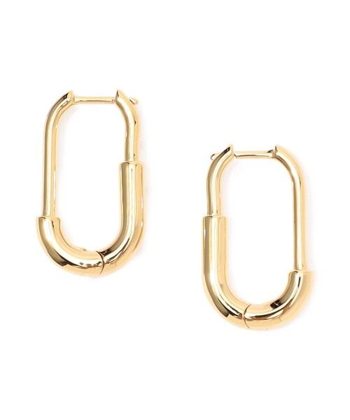 TOMORROWLAND (トゥモローランド)の「Otiumberg. Large Staple Hoops ゴールドピアス(ピアス(両耳用)・レディース・ゴールド・FREE)」の1枚目の写真