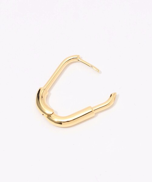 TOMORROWLAND (トゥモローランド)の「Otiumberg. Large Staple Hoops ゴールドピアス(ピアス(両耳用)・レディース・ゴールド・FREE)」の4枚目の写真