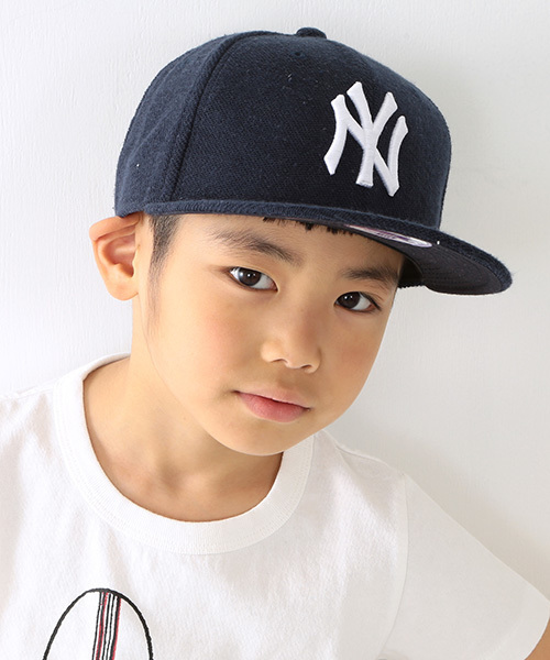 B:MING by BEAMS（ビーミングバイビームス）の「NEWERA×ビーミング by ビームス / NYキャップ＜KIDS＞（キャップ・キッズ・ホワイト/ネイビー・ONE SIZE）」の2枚目の写真