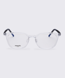ALO EYEWEAR（アロアイウェア）の「[DURASTIC] DRG5603 2009G ウェリントンスクエアシリコンメガネフレームクリア/ブラック（メガネ）」