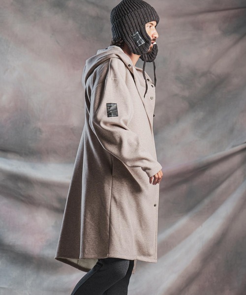 ANGENEHM(アンゲネーム)の「mj11784-Minimal Hooded Snap Coat フルスナップコート(AG07-008acg)(その他アウター・メンズ・チャコール/ブラック/ライトベージュ・S/M/L)」の17枚目の写真