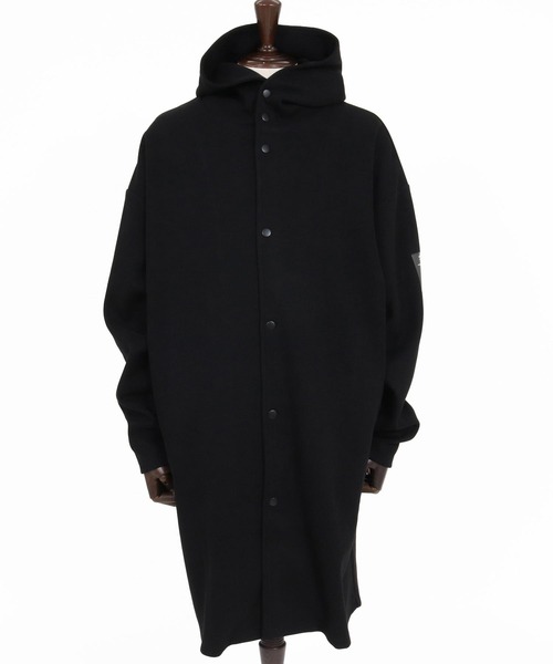 ANGENEHM(アンゲネーム)の「mj11784-Minimal Hooded Snap Coat フルスナップコート(AG07-008acg)(その他アウター・メンズ・チャコール/ブラック/ライトベージュ・S/M/L)」の9枚目の写真