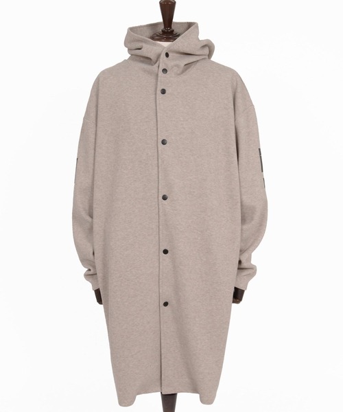 ANGENEHM(アンゲネーム)の「mj11784-Minimal Hooded Snap Coat フルスナップコート(AG07-008acg)(その他アウター・メンズ・チャコール/ブラック/ライトベージュ・S/M/L)」の10枚目の写真