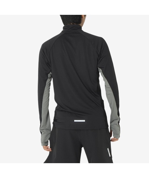 Reebok(リーボック)の「ロングスリーブ ベクター 1/4 ジップ Tシャツ(Tシャツ/カットソー・メンズ・ブラック・LARGE/MEDIUM/SMALL/X-LARGE)」の3枚目の写真