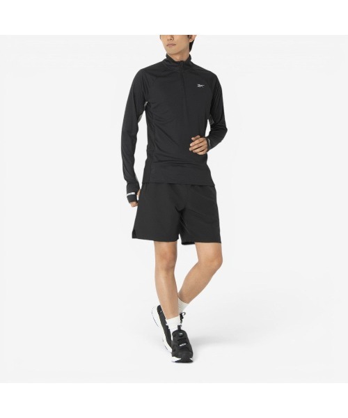 Reebok(リーボック)の「ロングスリーブ ベクター 1/4 ジップ Tシャツ(Tシャツ/カットソー・メンズ・ブラック・LARGE/MEDIUM/SMALL/X-LARGE)」の6枚目の写真