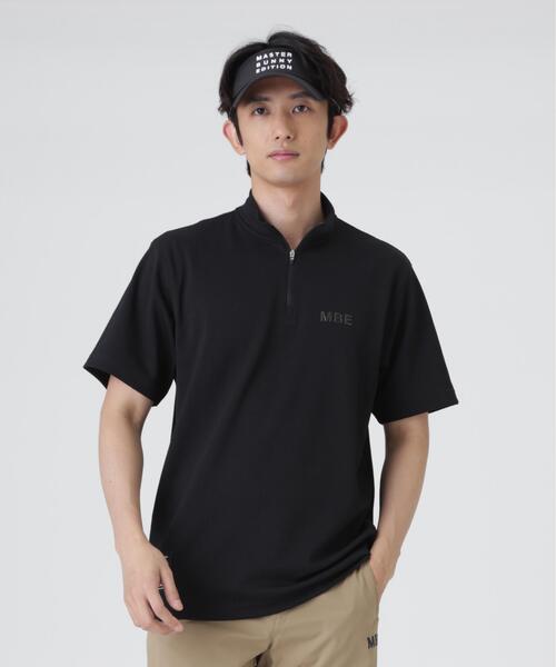 MASTER BUNNY EDITION（マスターバニーエディション）の「【MASTER BUNNY EDITION】フルダルPeタックJQストライプハーフジップカットソー（Tシャツ/カットソー・メンズ・ベージュ/ブラック/ホワイト・LARGE/X-LARGE/MEDIUM）」の4枚目の写真