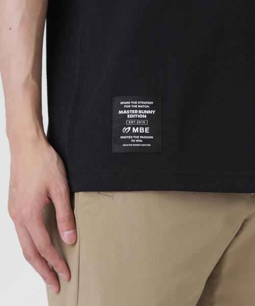 MASTER BUNNY EDITION（マスターバニーエディション）の「【MASTER BUNNY EDITION】フルダルPeタックJQストライプハーフジップカットソー（Tシャツ/カットソー・メンズ・ベージュ/ブラック/ホワイト・LARGE/X-LARGE/MEDIUM）」の11枚目の写真