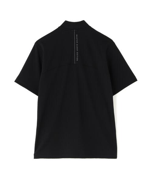MASTER BUNNY EDITION（マスターバニーエディション）の「【MASTER BUNNY EDITION】フルダルPeタックJQストライプハーフジップカットソー（Tシャツ/カットソー・メンズ・ベージュ/ブラック/ホワイト・LARGE/X-LARGE/MEDIUM）」の14枚目の写真