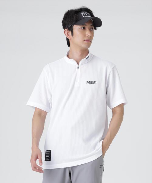 MASTER BUNNY EDITION（マスターバニーエディション）の「【MASTER BUNNY EDITION】フルダルPeタックJQストライプハーフジップカットソー（Tシャツ/カットソー・メンズ・ベージュ/ブラック/ホワイト・LARGE/X-LARGE/MEDIUM）」の17枚目の写真