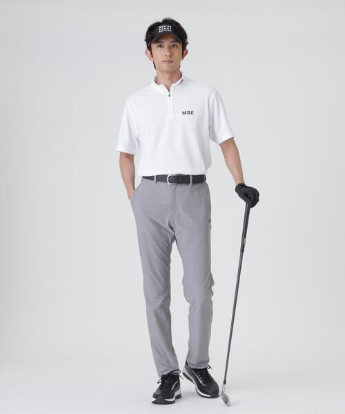 MASTER BUNNY EDITION（マスターバニーエディション）の「【MASTER BUNNY EDITION】フルダルPeタックJQストライプハーフジップカットソー（Tシャツ/カットソー・メンズ・ベージュ/ブラック/ホワイト・LARGE/X-LARGE/MEDIUM）」の18枚目の写真