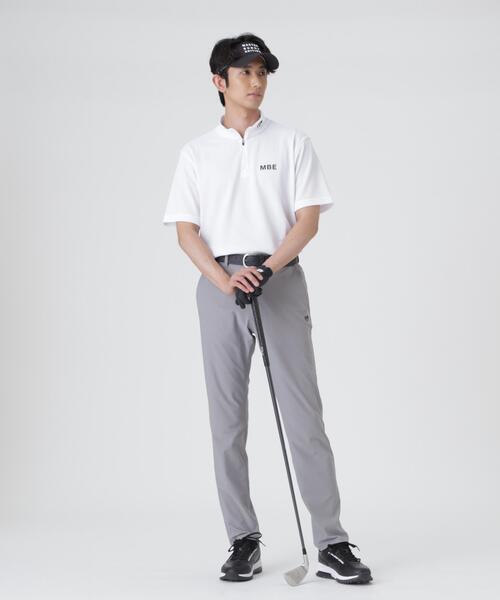 MASTER BUNNY EDITION（マスターバニーエディション）の「【MASTER BUNNY EDITION】フルダルPeタックJQストライプハーフジップカットソー（Tシャツ/カットソー・メンズ・ベージュ/ブラック/ホワイト・LARGE/X-LARGE/MEDIUM）」の19枚目の写真