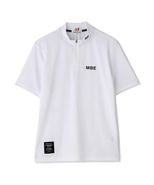 MASTER BUNNY EDITION（マスターバニーエディション）の「【MASTER BUNNY EDITION】フルダルPeタックJQストライプハーフジップカットソー（Tシャツ/カットソー・メンズ・ベージュ/ブラック/ホワイト・LARGE/X-LARGE/MEDIUM）」の21枚目の写真