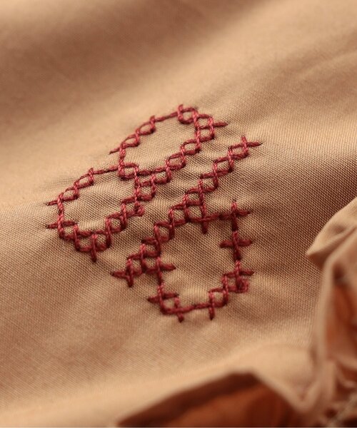 Boribon（ボリボン）の「Bロゴ刺繍ブラウス（シャツ/ブラウス・キッズ・キャメル/アイボリー・110/120/90/100/80）」の9枚目の写真