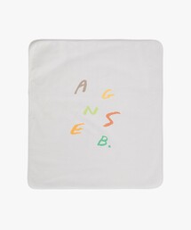 agnes b.（アニエスベー）の「キッズ ボーダー コットン ベビーケット agnès b.×mayumi yamase（おくるみ）」